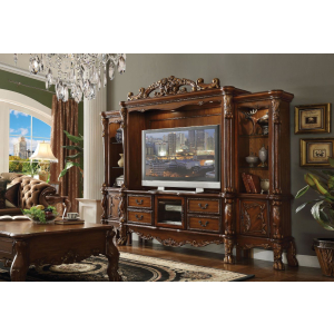 Dresden - 90## Entertainment Center - Cherry Oak