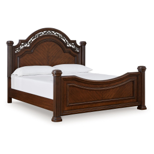 Lavinton - King Poster Bed - Brown
