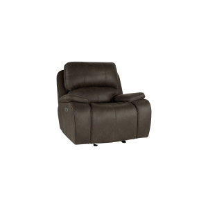 Brookings - Glider Recliner With Power Headrest & Footrest - Brown