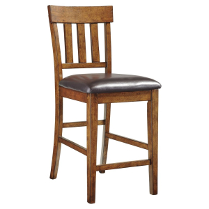 Ralene - Upholstered Barstool (Set of 2) - Medium Brown