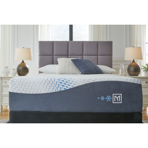 Millennium - 2 Pc. - Luxury Plush Gel Latex Hybrid Twin XL Mattress, Foundation - White