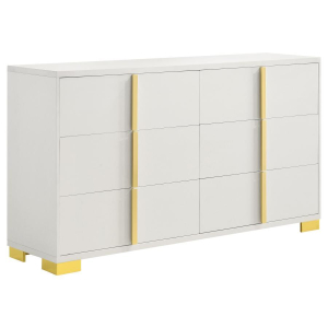 Marceline - 6-Drawer Dresser - White