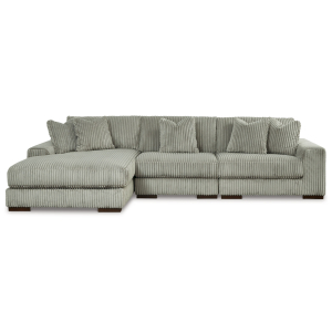 Lindyn - 3-Piece Sectional With Laf Corner Chaise - Fog