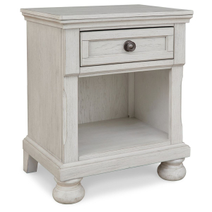 Robbinsdale - One Drawer Night Stand - Antique White