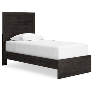 Belachime - Twin Panel Bed - Black