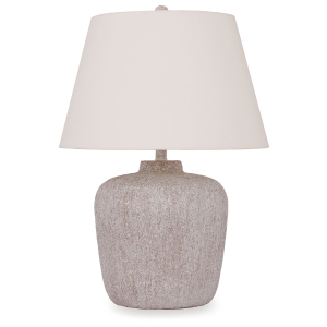 Danry - Metal Table Lamp - Distressed Cream