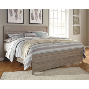 Culverbach - King Panel Bed - Gray