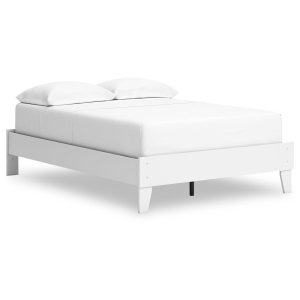 Hallityn - Full Platform Bed - White