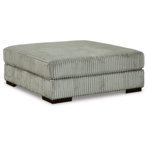 Lindyn - Oversized Accent Ottoman - Fog