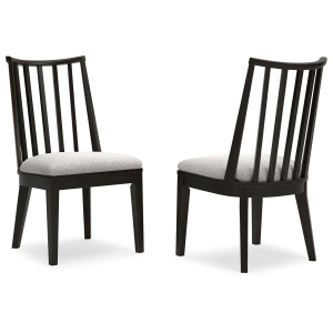 Galliden - Dining Upholstered Side Chair (Set of 2) - Black