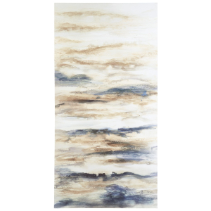 Joely - Wall Art - Blue / Tan