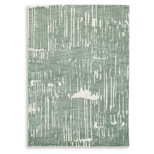 Cayworth - 8' x 10' Rug - Teal / White