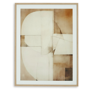 Corlain - Wall Art - Brown / Tan / White