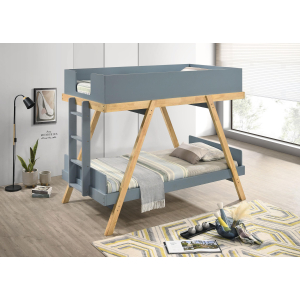 Frankie - Twin Over Twin Bunk Bed With 7