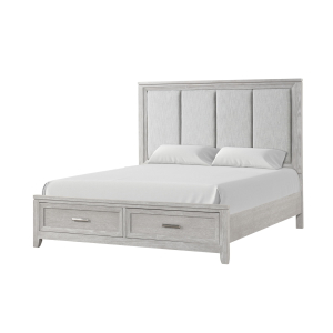 Fiona - 6/6 Eastern King Bed - Mist Gray