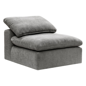 Naveen - Modular Armless Chair - Gray Linen