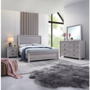 Adelaide - Queen 4 Piece Bedroom Set - Drift Wood