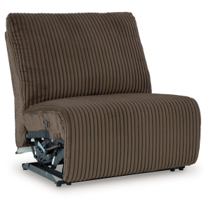 Top Tier - Armless Recliner - Chocolate