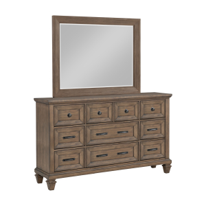 Mariana - Dresser & Mirror - Brown
