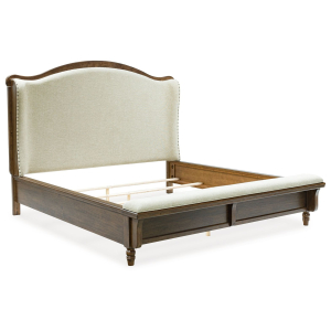 Sturlayne - King Upholstered Panel Bed - Brown