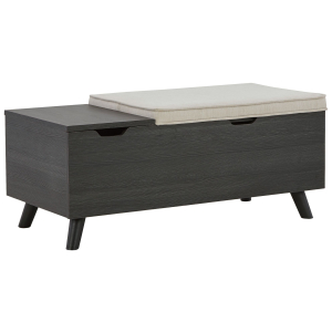 Yarlow - Storage Bench - Dark Gray