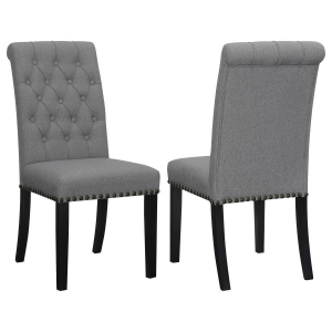 Alana - Fabric Upholstered Dining Side Chair (Set of 2) - Gray