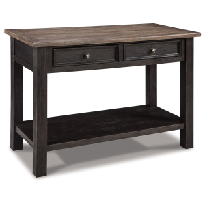 Tyler Creek - Sofa Table - Grayish Brown / Black