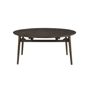 Rex - 65## Round Table With Self Storing Leaves - Walnut