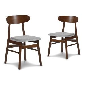 Morocco - Dining Chair With Gray Seat Cushion (Set of 2) - Light Gray