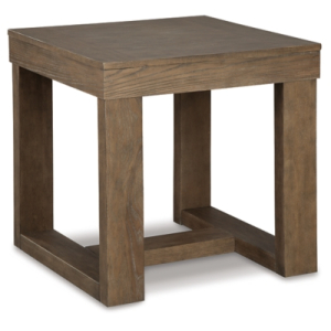 Cariton - Square End Table - Gray