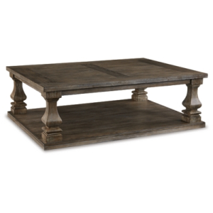 Johnelle - Rectangular Cocktail Table - Gray