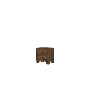 Millie - Nightstand - Brown Cherry