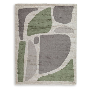 Anburgh - 8' x 10' Rug - Green / Gray / Ivory