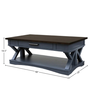 Americana Modern - Cocktail Table - Denim