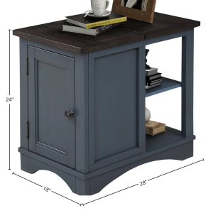 Americana Modern - Chairside Table - Denim