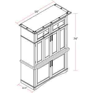 Americana Modern - Workstation Crown - Dove