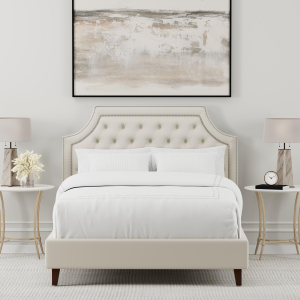 Jasmine - California King Bed - Champagne Natural
