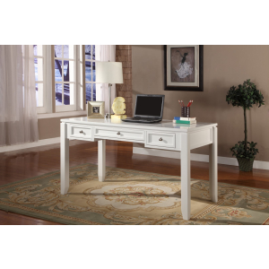 Boca - L Shape Desk With Hutch - Cottage White