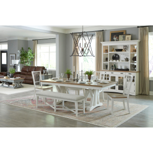 Americana Modern Dining - Upholstered Bench - Cotton
