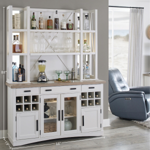 Americana Modern Dining - Bar Open Hutch - Cotton