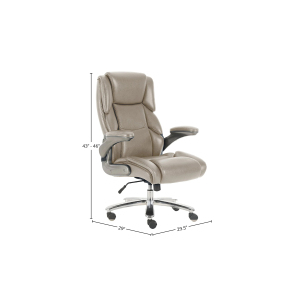 Dc#313Hd - Fabric Heavy Duty Desk Chair - Parchment