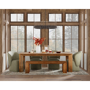 Crossings - Downtown Rectangular Dining Table - Amber