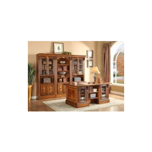 Huntington - Executive Right Desk Pedestal - Antique Vintage Pecan