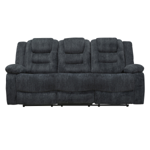 Bolton - Manual Glider Reclining Sofa, Loveseat And Recliner - Misty Storm
