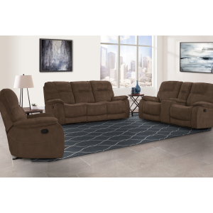 Cooper - Manual Left Arm Facing Recliner - Shadow Brown