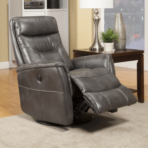 Gemini - Power Swivel Glider Recliner (Set of 2) - Flint