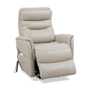 Gemini - Power Lift Recliner With Articulating Headrest - Softy Ivory