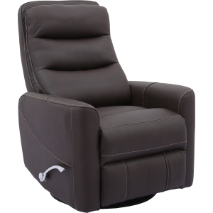 Hercules - Swivel Glider Recliner (Set of 2) - Chocolate