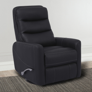Hercules - Manual Swivel Glider Recliner - Black