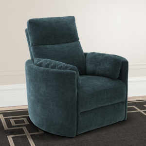 Radius - Power Swivel Glider Recliner - Peacock